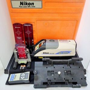 Nikon/ニコン NPL 5000 赤外線 パイプ レーザー/測量/下水/管/工事/ジャンク