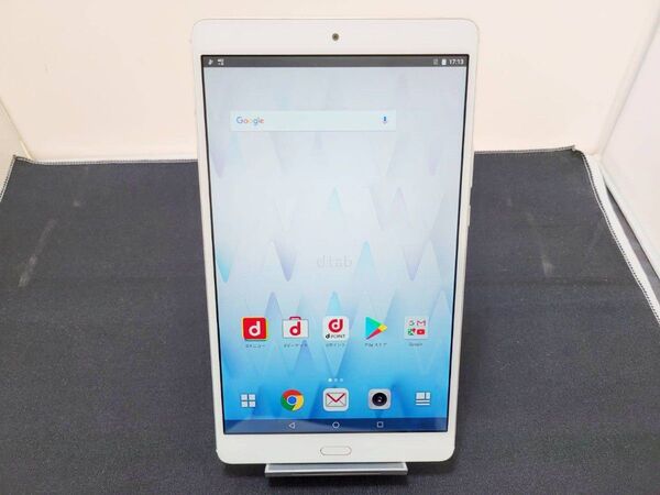 ★SIMロック 解除済 ドコモ d tab d-01J/シルバー/タブレット/HUAWEI/SIMフリー/Compact
