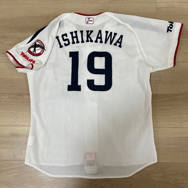 東京ヤクルトスワローズ 石川 実使用ホームユニフォーム 価格の相談可能