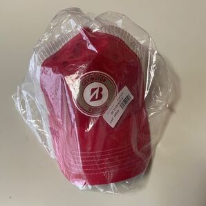 USブリヂストン キャップ 帽子 レッド 新品未開封