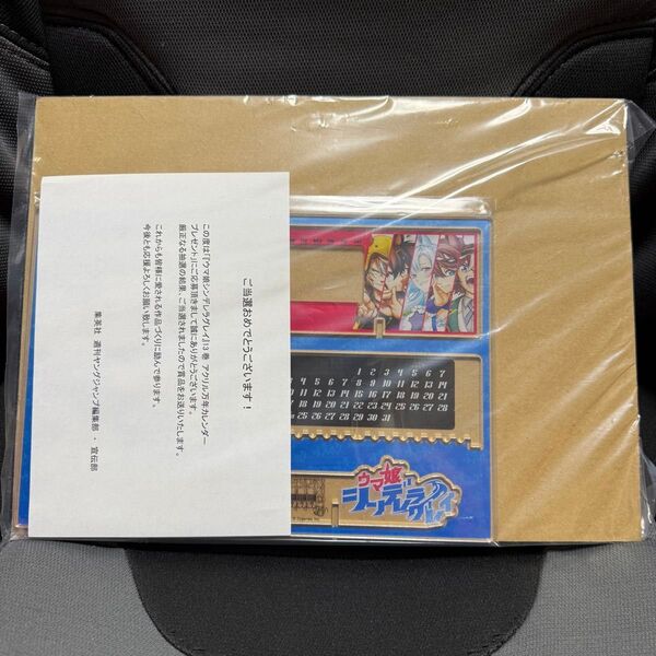 当選証書付き ウマ娘シンデレラグレイ13巻 アクリル万年カレンダー