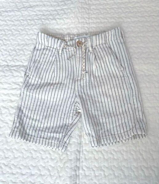 ZARA Kids ストライプ ハーフパンツ 5Y