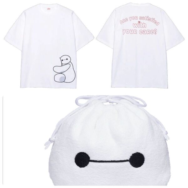 ベイマックス ハッピーくじ B賞(Tシャツ)、D賞(まんまるポーチ)