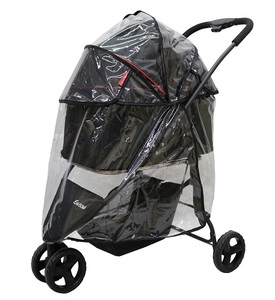 Cocoheart 甘えん坊バギー プラスわん用 レインカバー 雨・防寒対策 ペットカート用レインカバー