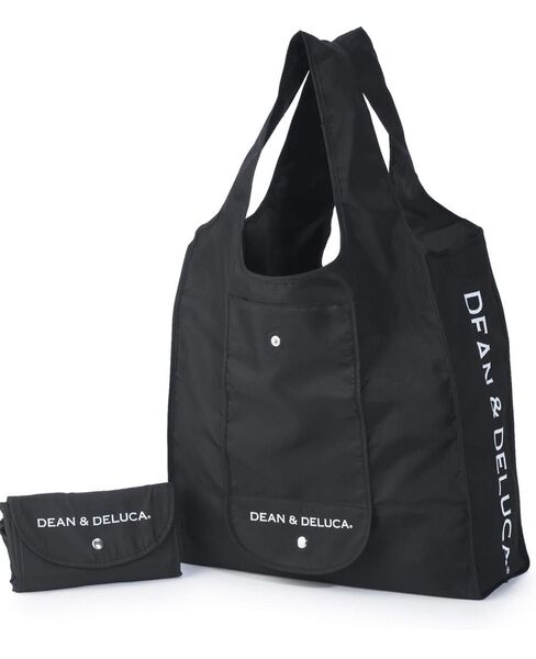 DEAN & DELUCA ディーン&デルーカ ブラックコンパクト エコバッグ
