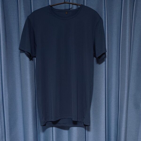 速乾 クルーネック Tシャツ ネイビー L サイズ Body x for work
