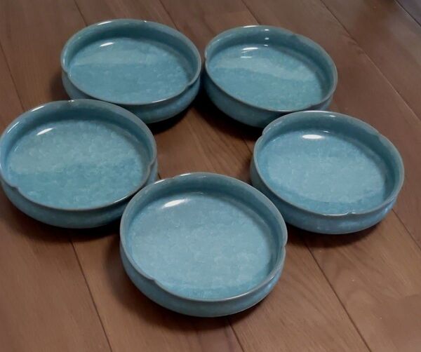 馬和子造 小林和馬 丸菓子鉢 青磁菓子器 共箱 青磁 皿 茶道具