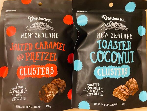 Donovans チョコレートクランチ ソルトキャラメルプレッツェル ココナッツ 2袋セット