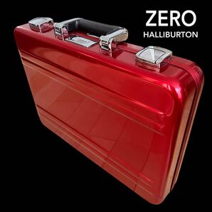 【美品】ゼロハリバートン アタッシュケース eliteシリーズ ポリッシュレッド ZERO HALLIBURTON