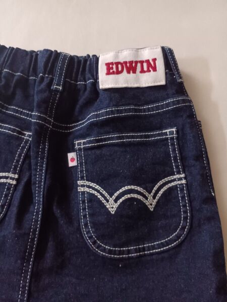 EDWIN デニムスカート ネイビー 130