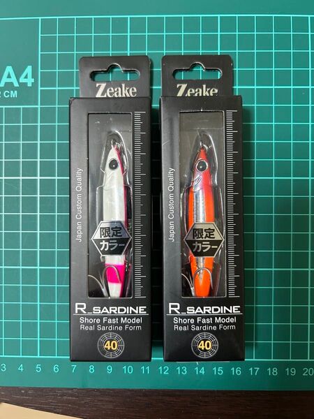 ジーク(Zeake) メタルジグ Rサーディン 40g 限定カラー2個セット