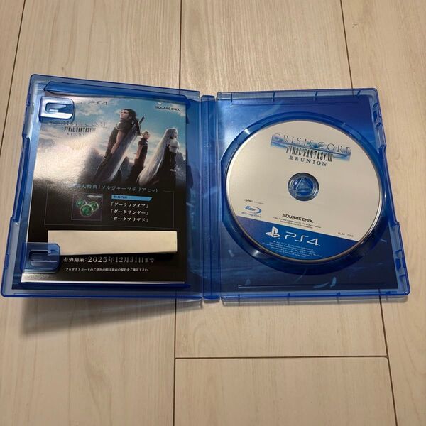 PS4 CRISIS CORE FINAL FANTASY VII REUNION 中古動作品 プロダクトコード未使用