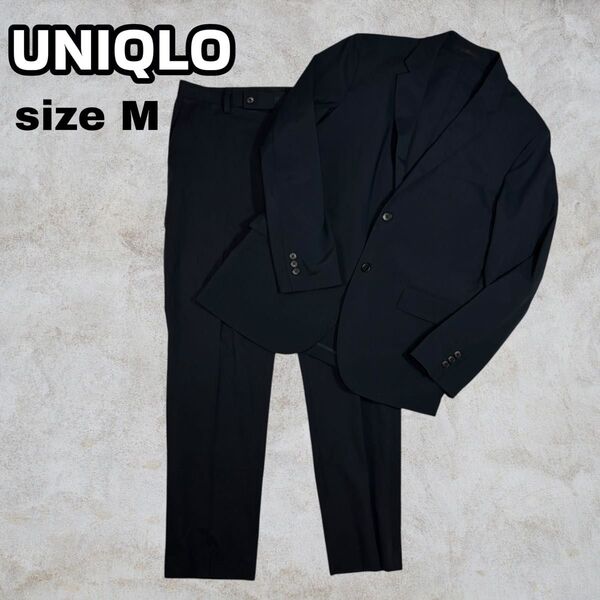 UNIQLO ユニクロ セットアップ 感動ジャケット・パンツ ネイビー Mサイズ