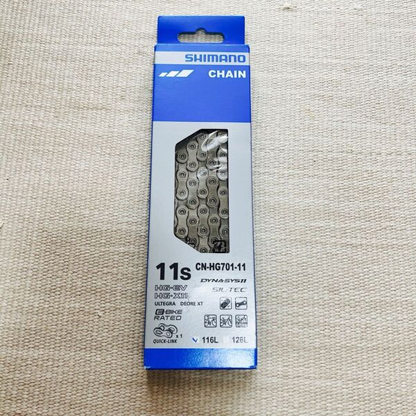 新品未使用 シマノ SHIMANO チェーン 11スピード CN-HG701 クイックリンク仕様 ULTEGRA アルテグラ