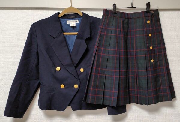 鶴川高校 ブレザー スカート 制服セット