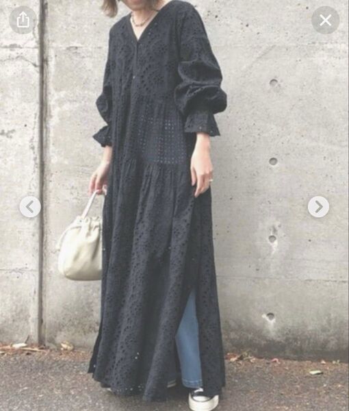 CIAOPANIC TYPY indiaカットワークレースワンピース ロングワンピース
