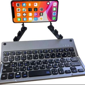 キーボード Bluetooth 折り畳み式 最新 ワイヤレスキーボード 超薄型