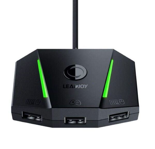 LeadJoy VX2 AimBox ゲーミングコンバーター 有線接続アダプター