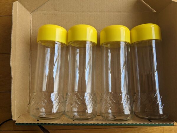空き瓶 空瓶 ドレッシングボトル 4本から