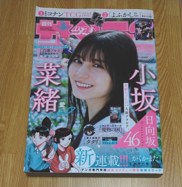 週刊少年サンデー 2025年 6月4日 25号 日向坂46 小坂菜緒 表紙