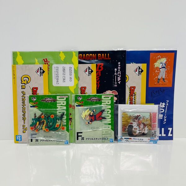 ドラゴンボール 一番くじ アクリルスタンド 神龍 超サイヤ人 孫悟空 ブルマ バイク ダイカット ステッカー セット まとめ売り