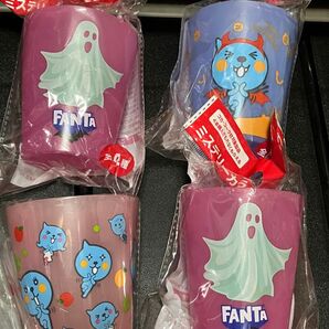 コカコーラ ハロウィン ミニモンスターカップ クー 4個セット 未使用