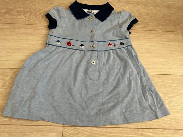 80センチ familiar ファミリア ベビー ワンピース 女の子 夏服