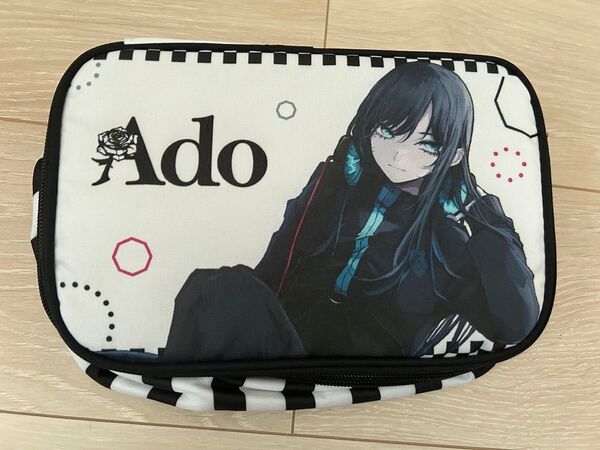 Ado CDケース付きポーチ ホワイト ROUND1 ラウンドワン 限定