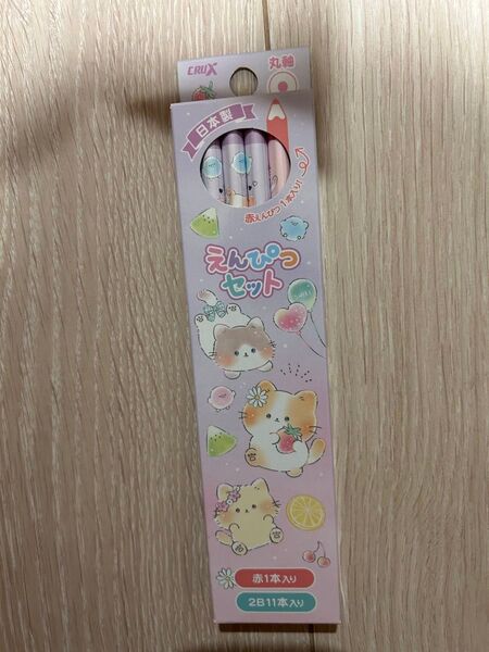 鉛筆 2B 1ダース 12本 ねこ 女の子 かきかた えんぴつ 小学生 文房具