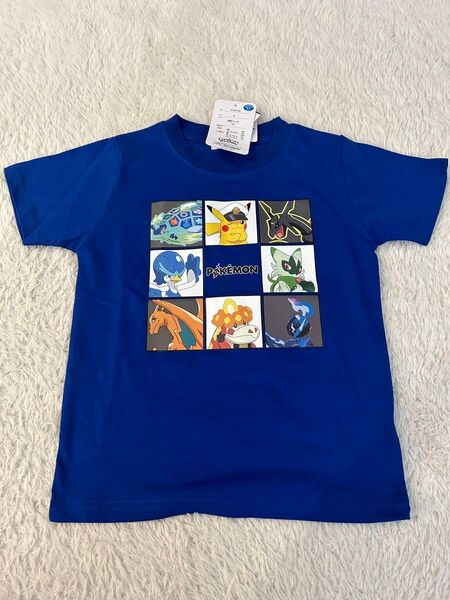 120センチ ポケモン Tシャツ 青 ブルー ポケットモンスター ソウブレイズ レックウザ キャプテンピカチュウ リザードン