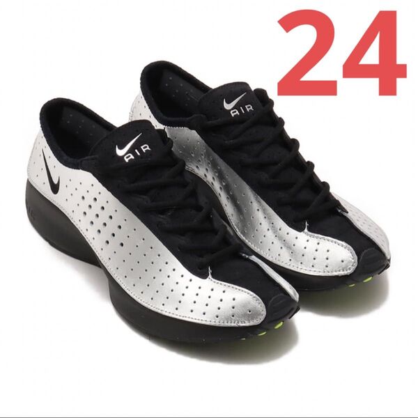 新品 Nike Women's Air Superfly "Metallic Silver/Black" 24cm ナイキ 黒タグ