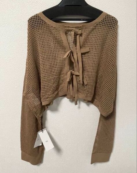vin ヤマダヤ メッシュカーディガン ニット 長袖