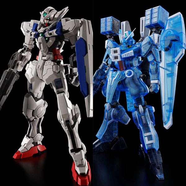 MG 1/100 ガンダムアストレア+プロトGNツインブロードブレイド ガンダムベース ガンダムMk-V クリアカラー