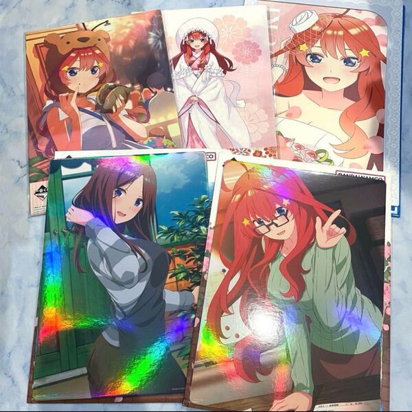 五等分の花嫁 中野五月 中野三玖 一番くじ まとめ売り イラストボード