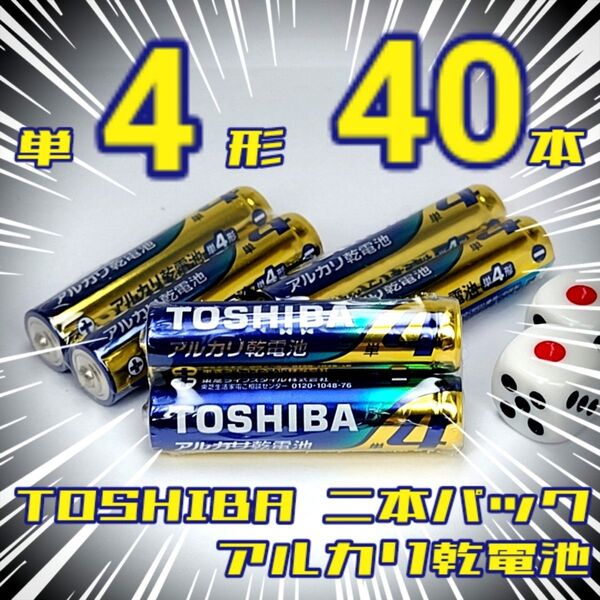 東芝アルカリ乾電池 単4/40本