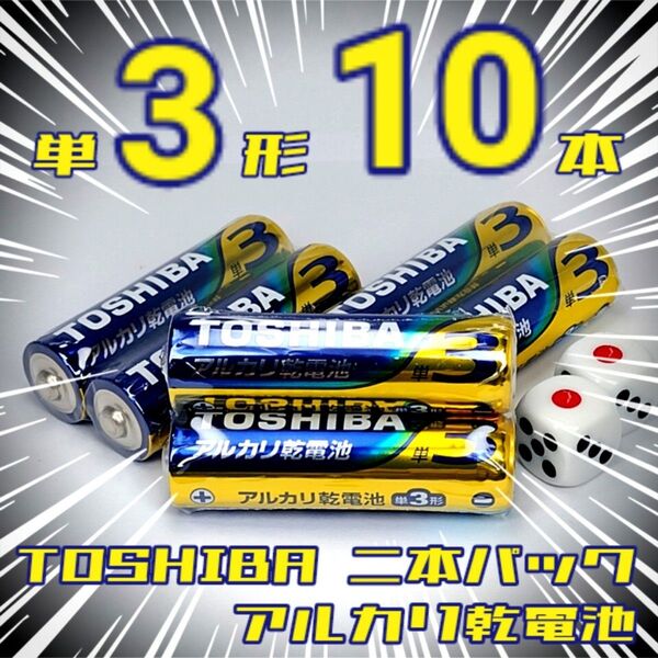 東芝アルカリ乾電池 単3/10本