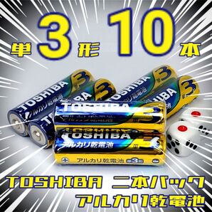 東芝アルカリ乾電池 単3/10本
