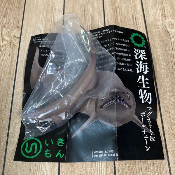 深海生物マグネット&ボールチェーン ラブカ