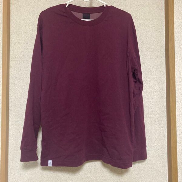 【ワークマン】持続冷感-1℃コットンオーバーサイズ長袖Tシャツ パープル