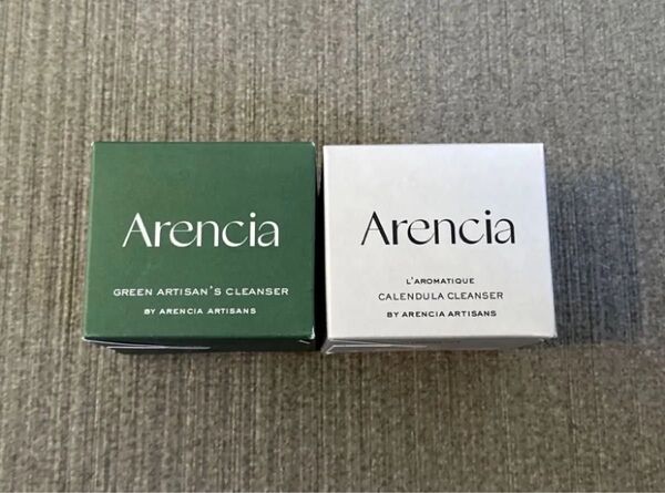 値下げ中!Arencia アレンシア プレミアムもちソープ「グリーン」50gフレッシュもちソープ「カレンデュラ」50g