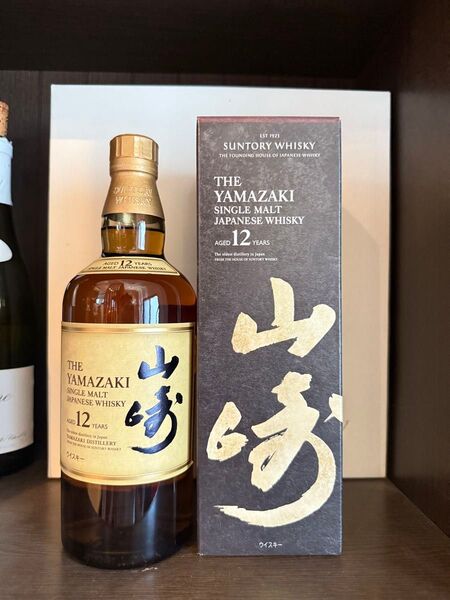 サントリー 山崎 12年 シングルモルト ウイスキー 700ml 箱付き