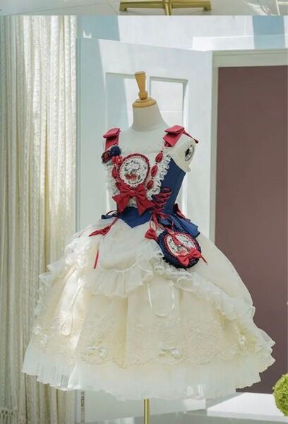 rococo s closet 羊当・四季の花々 ジャンパースカート 白雪姫 新品 ポシェット付き