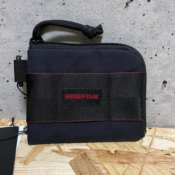 ブラック【新品】 BRIEFING コインパース コインケース 小銭入れ ブリーフィング L字ファスナー 財布