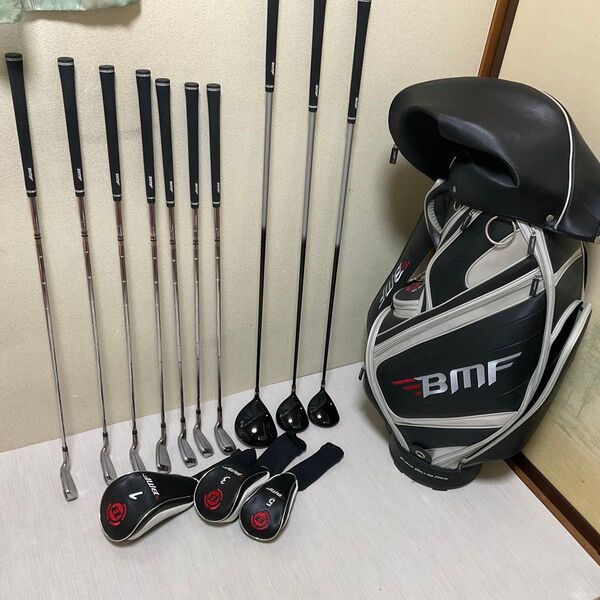 BMFブラックミルドフェース テーラーメイド メンズ ゴルフセット フレックスS