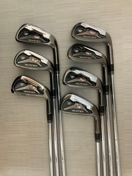 TaylorMade BURNER TP N.S.PRO 950GH フレックスS アイアンセット(4-9.P) 7本セット