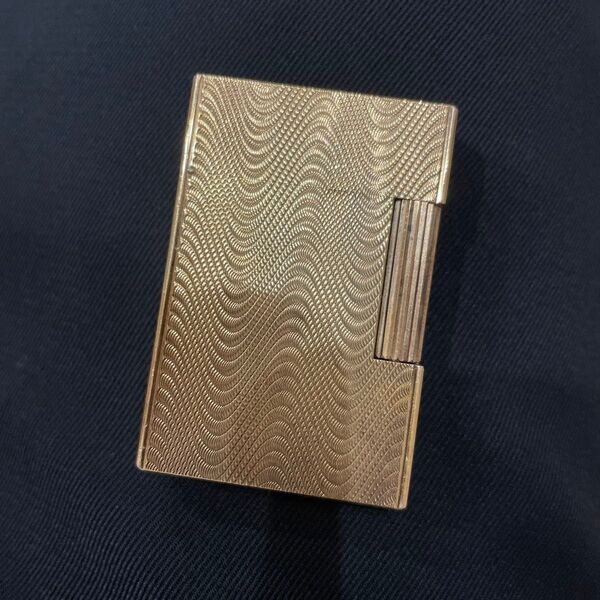 S.T.DUPONT エステーデュポン ライター 金色 ライン2 ゴールド 喫煙具