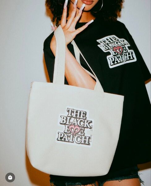MOUSSY×Black Eye Patch BEP HEART トートバッグ マウジー ブラックアイパッチ コラボ 新品希少品