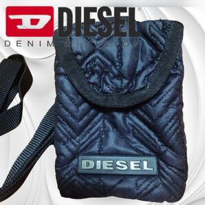 【DIESEL 】ディーゼル キルティングポーチ ショルダー付き