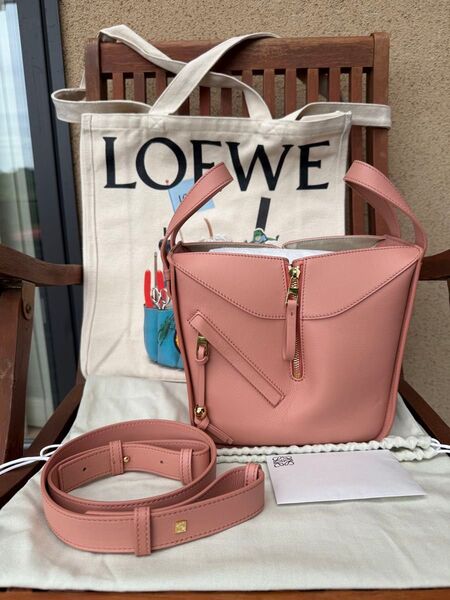 ★新品★ロエベ ハンモックバッグ コンパクト ノベルティトート付き 定価¥421,300 クラフテッドワールド展限定カラー