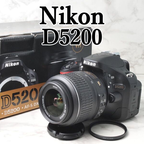 ショット数新品級 Nikon D5200 スマホ転送 ニコン 一眼レフカメラ デジタル一眼レフカメラ